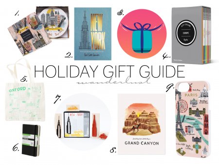 holiday gift guide - wanderlust